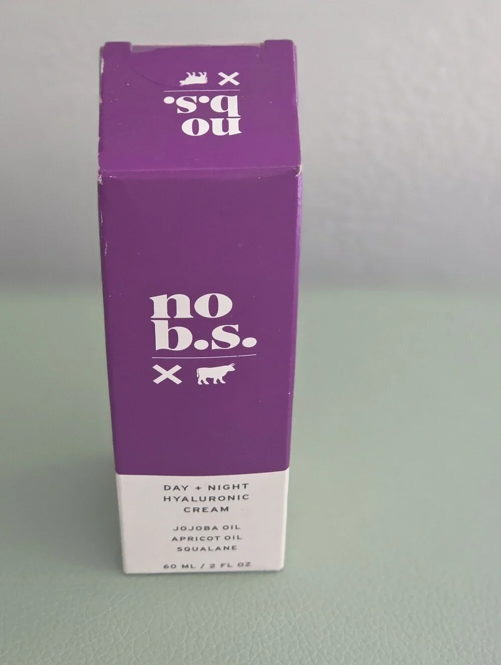 No B.S. Day + Night Hyaluronic Cream Moisturizer Hydration 2 fl oz